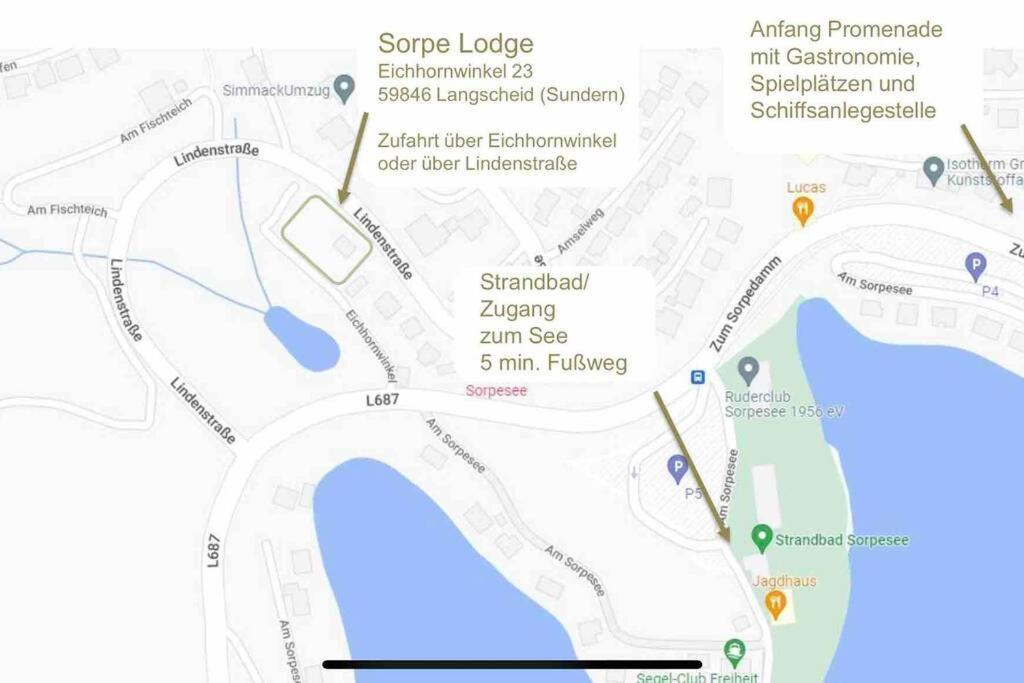 Sorpe Lodge - Entspannte Urlaubstage Am See! Langscheid エクステリア 写真